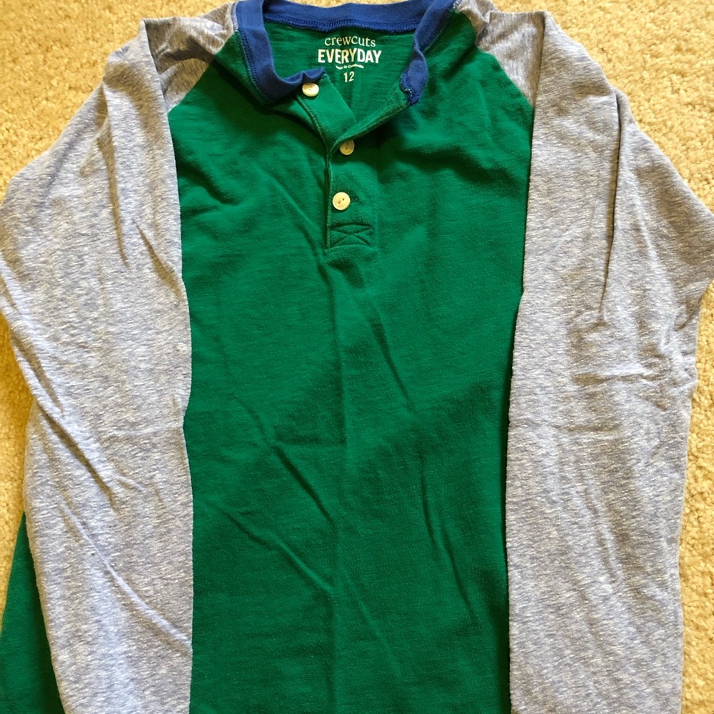 Like new size 12 Crewcuts long sleeve shirt